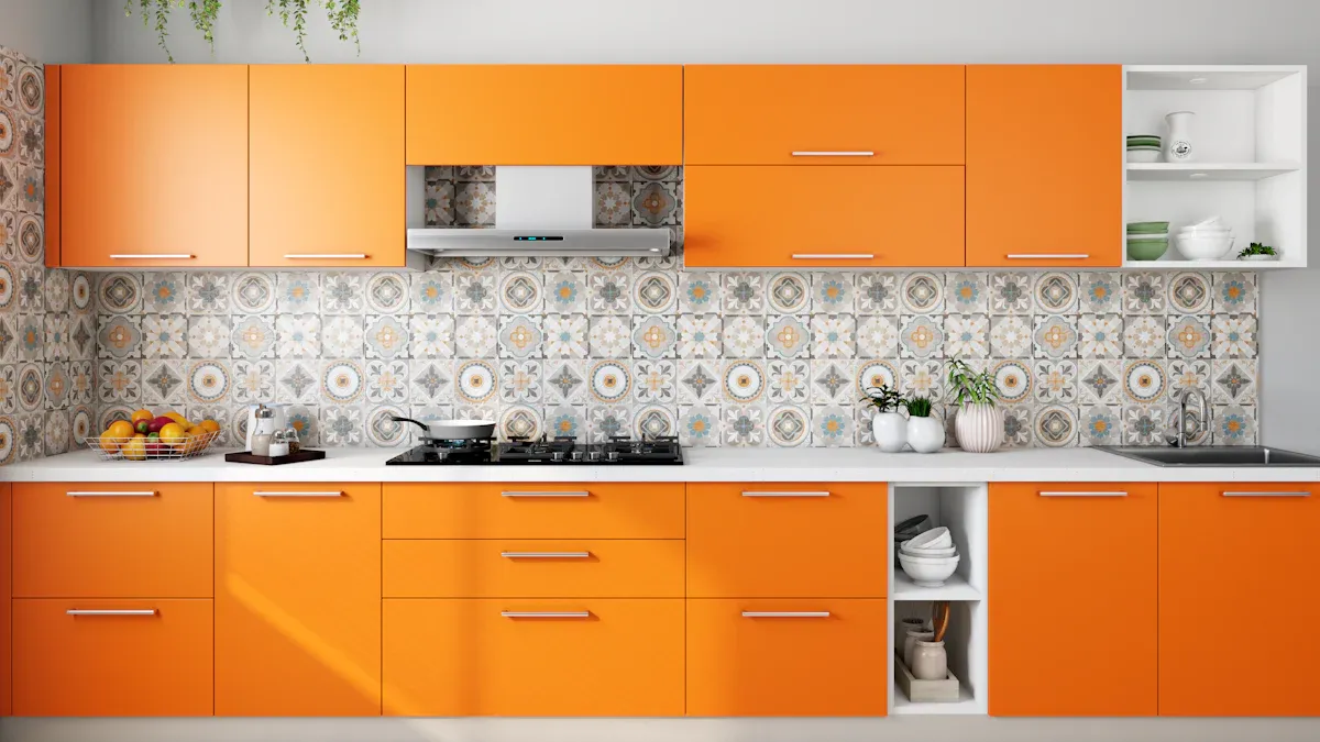 Stylish Kitchen Cabinet Design on a Budget