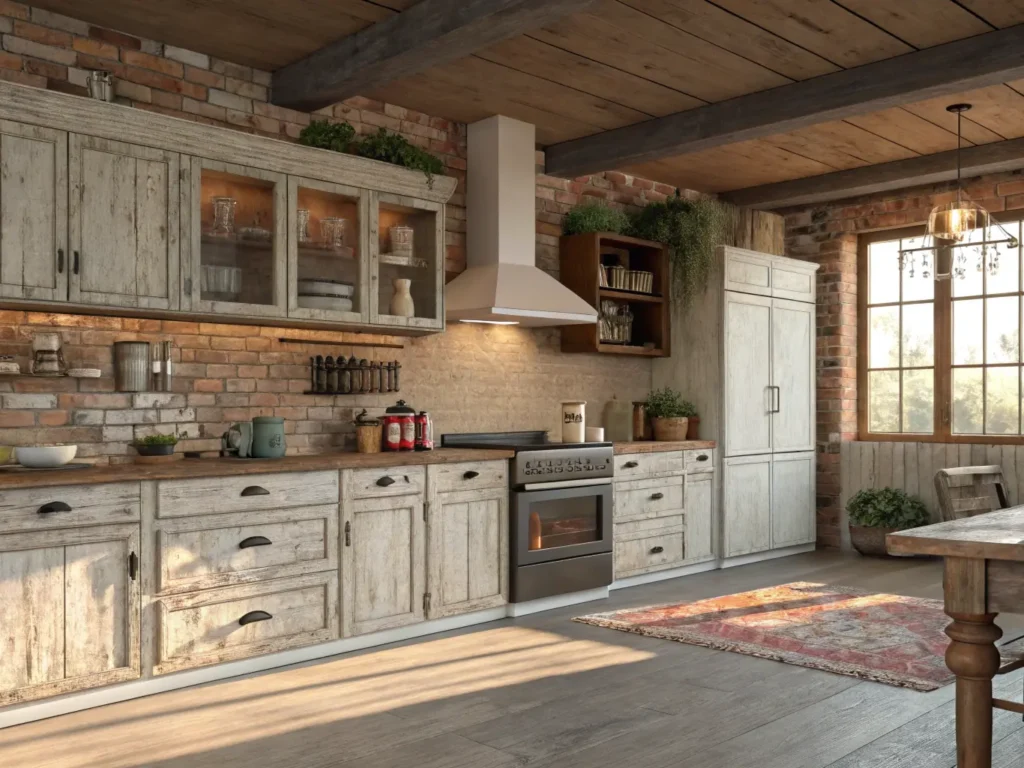 Distressed Cabinet Case