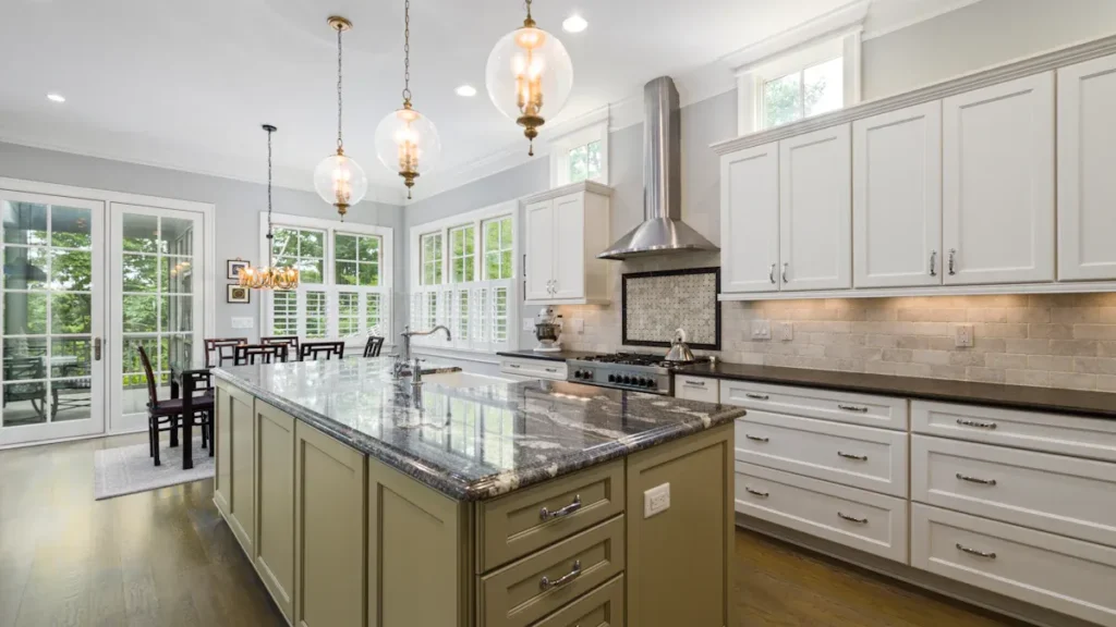 Aqua Fusion Quartzite Brazil Kitchen 1