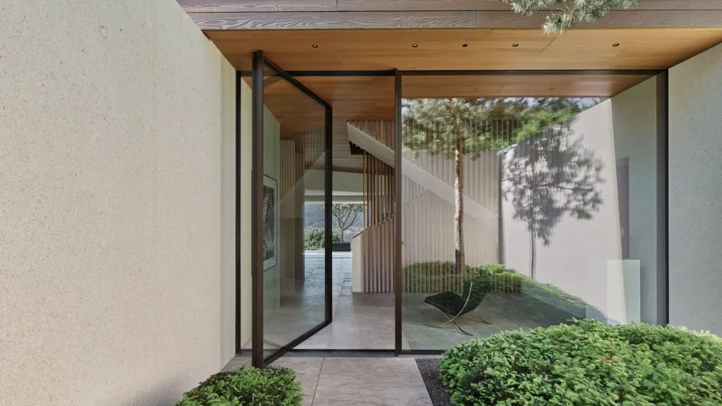 Glass Pivot Doors