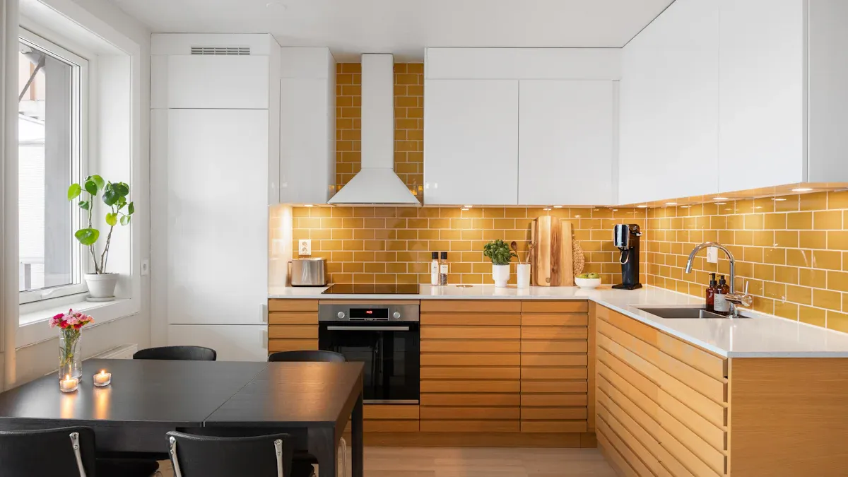 Modern Oak Kitchen Cabinet Design Ideas