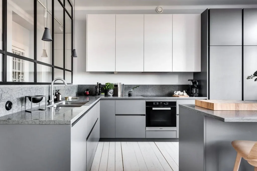 Gray Kitchen Cabinets -2