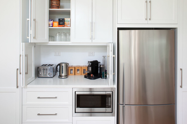 Modern Hidden Appliance Cabinets